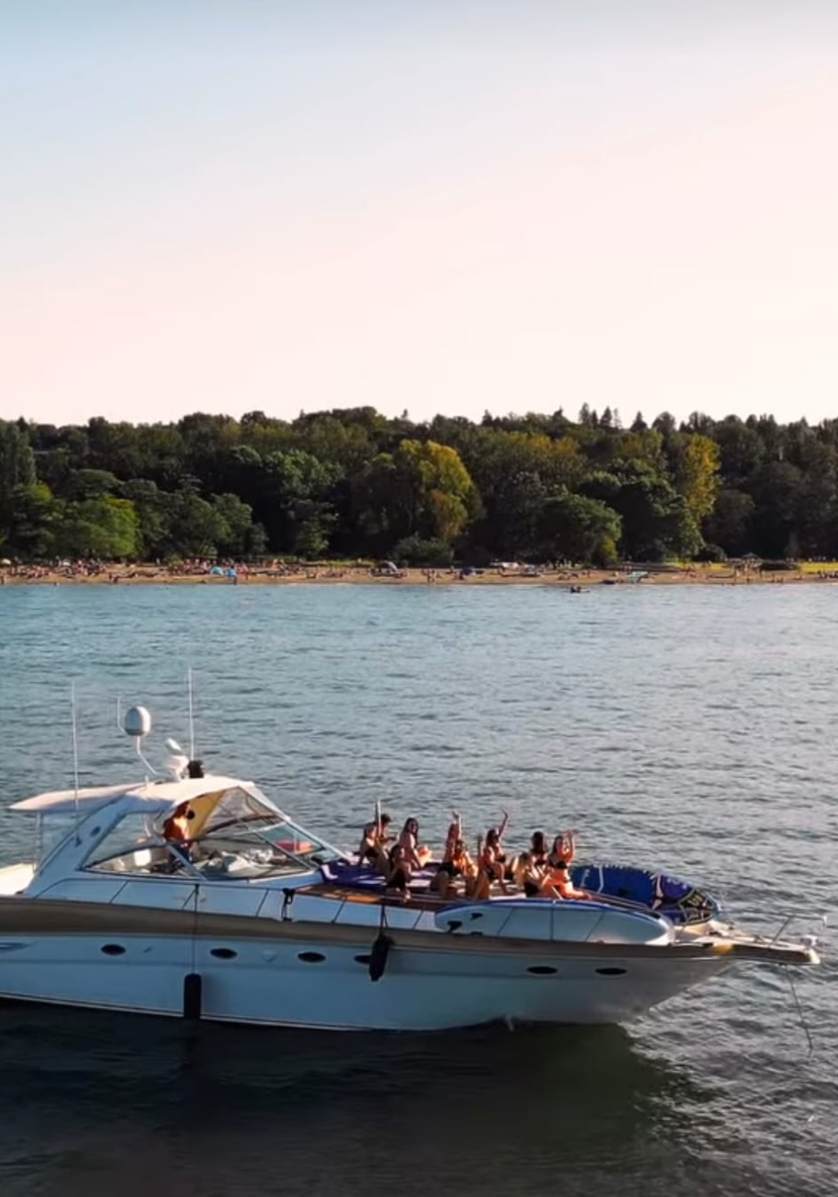 Vancouver Luxury Charters yacht on the water