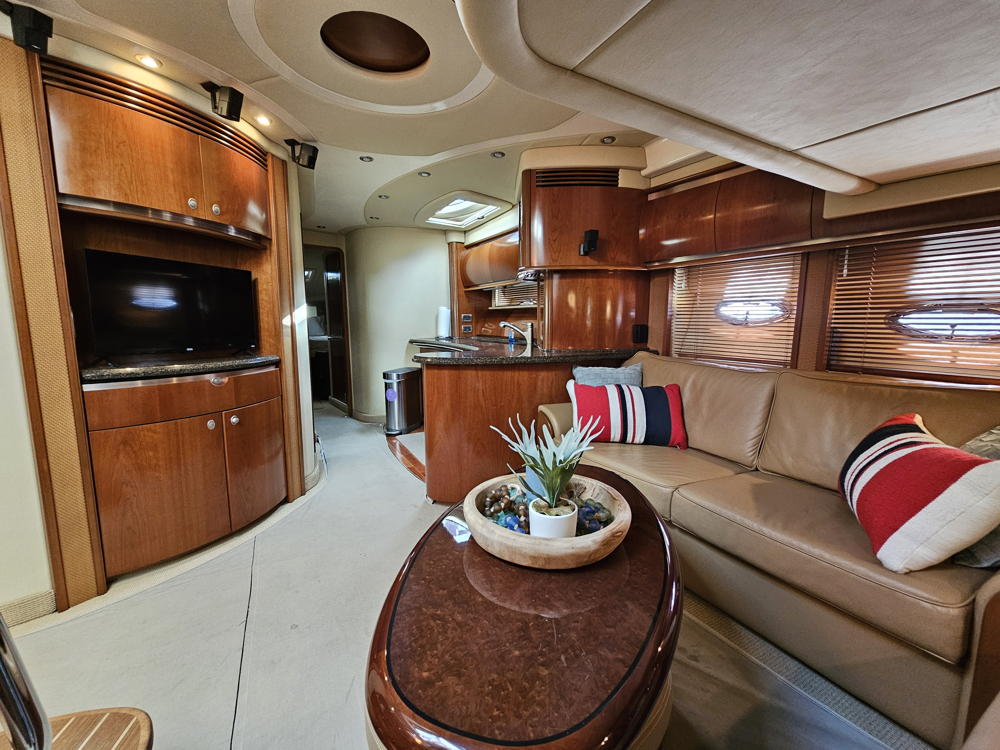 Cabin and galley